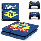 Fallout 76 decal skin sticker for PS4 console and controllers