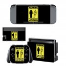 Danger Icon decal skin sticker for Nintendo Switch console and controllers