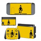 Futurama bender decal skin sticker for Nintendo Switch console and controllers