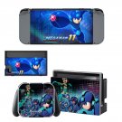 Mega Man 11 decal skin sticker for Nintendo Switch console and controllers
