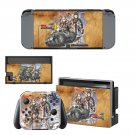 Valkyria Chronicles 4 decal skin sticker for Nintendo Switch console and controllers