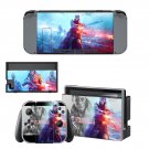 Battlefield 5 decal skin sticker for Nintendo Switch console and controllers