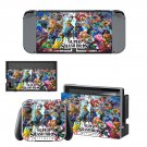 Super Smash Bros decal skin sticker for Nintendo Switch console and controllers