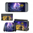 Fortnite battle royale decal skin sticker for Nintendo Switch console and controllers