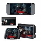 Resident Evil 2 remake decal skin sticker for Nintendo Switch console and controllers