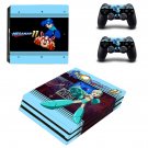 Mega Man 11 decal skin sticker for PS4 Pro console and controllers