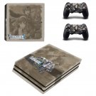 Valkyria Chronicles 4 decal skin sticker for PS4 Pro console and controllers
