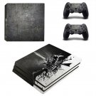 Metal Wallpaper decal skin sticker for PS4 Pro console and controllers