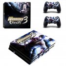 Warriors Orochi 3 decal skin sticker for PS4 Pro console and controllers