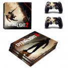 Dying Light 2 decal skin sticker for PS4 Pro console and controllers