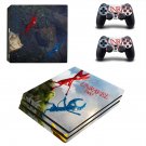 Unravel Two decal skin sticker for PS4 Pro console and controllers