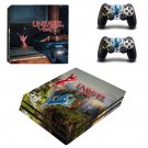 Unravel Two decal skin sticker for PS4 Pro console and controllers