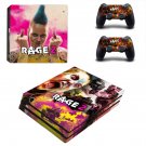 Rage 2 decal skin sticker for PS4 Pro console and controllers