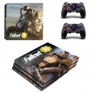 Fallout 76 decal skin sticker for PS4 Pro console and controllers