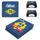 Fallout 76 decal skin sticker for PS4 Pro console and controllers