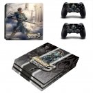 Warriors Orochi 3 decal skin sticker for PS4 Pro console and controllers