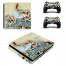 Fish Wallpaper decal skin sticker for PS4 Slim console and controllers