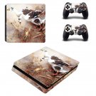 Swan Wallpaper decal skin sticker for PS4 Slim console and controllers