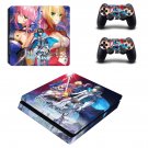 Fate Extella Link decal skin sticker for PS4 Slim console and controllers