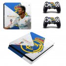 Cristiano Ronaldo decal skin sticker for PS4 Slim console and controllers