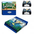 Fallout 76 decal skin sticker for PS4 Slim console and controllers