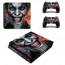 Joker decal skin sticker for PS4 Slim console and controllers