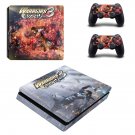 Warriors Orochi 3 decal skin sticker for PS4 Slim console and controllers