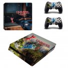 Unravel Two decal skin sticker for PS4 Slim console and controllers