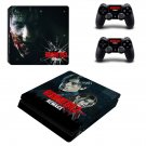 Resident Evil 2 remake decal skin sticker for PS4 Slim console and controllers