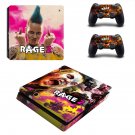 Rage 2 decal skin sticker for PS4 Slim console and controllers