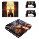 Sekiro Shadows Die Twice decal skin sticker for PS4 Slim console and controllers