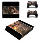 Sekiro Shadows Die Twice decal skin sticker for PS4 Slim console and controllers