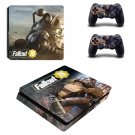 Fallout 76 decal skin sticker for PS4 Slim console and controllers