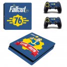 Fallout 76 decal skin sticker for PS4 Slim console and controllers