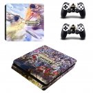 Warriors Orochi 3 decal skin sticker for PS4 Slim console and controllers