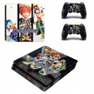 Kingdom Hearts 3 decal skin sticker for PS4 Slim console and controllers