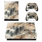 Hill Wallpaper decal skin sticker for Xbox One X console and controllers
