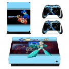 Mega Man 11 decal skin sticker for Xbox One X console and controllers