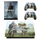 Battlefield 5 decal skin sticker for Xbox One X console and controllers
