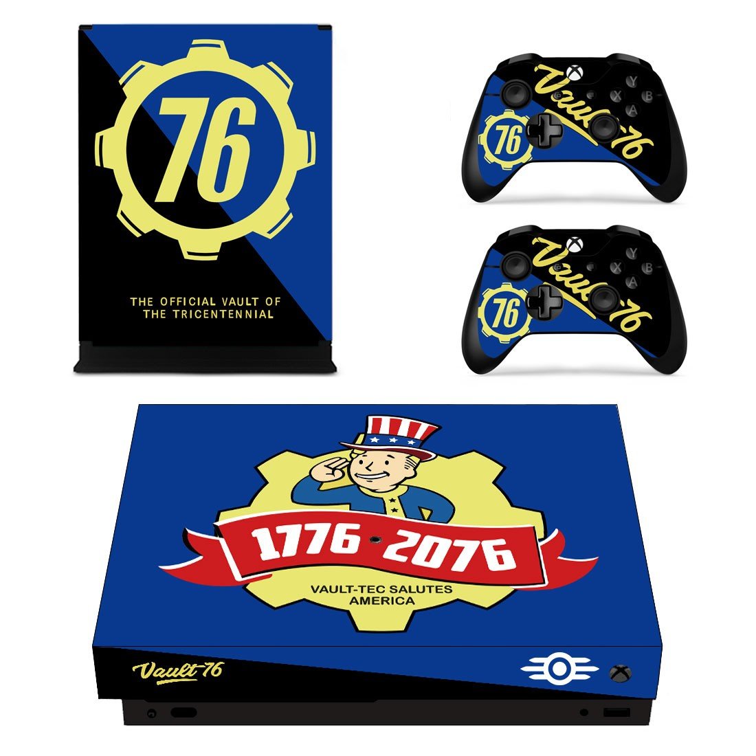 Fallout 76 Decal Skin Sticker For Xbox One X Console And Controllers