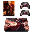 Devil May Cry decal skin sticker for Xbox One X console and controllers