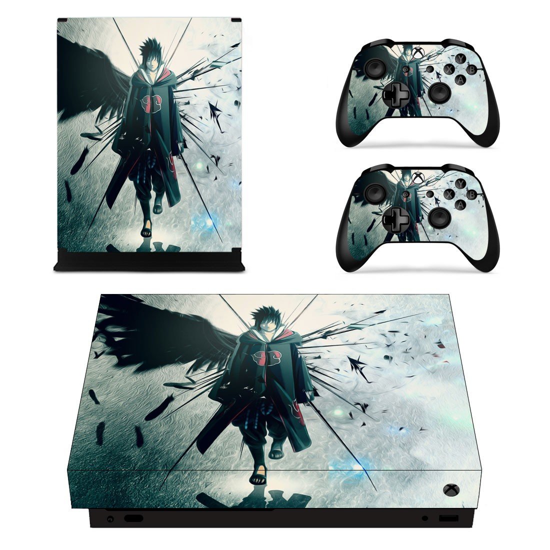 Naruto decal skin sticker for Xbox One X console and controllers