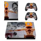 One Piece decal skin sticker for Xbox One X console and controllers