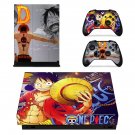 One Piece decal skin sticker for Xbox One X console and controllers