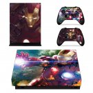 Iron Man decal skin sticker for Xbox One X console and controllers