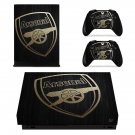 Arsenal FC decal skin sticker for Xbox One X console and controllers