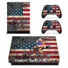 American Girl decal skin sticker for Xbox One X console and controllers