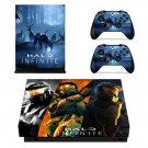 Halo Infinite decal skin sticker for Xbox One X console and controllers