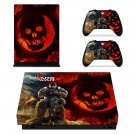 Gears of War 5 decal skin sticker for Xbox One X console and controllers