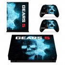 Gears 5 decal skin sticker for Xbox One X console and controllers